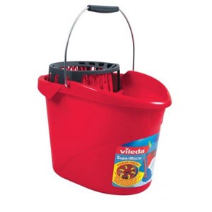 73-VILEDA wiadro Super z wyciskaczem 10l czerwo /5