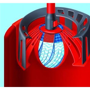 73-VILEDA wiadro Super z wyciskaczem 10l czerwo /5