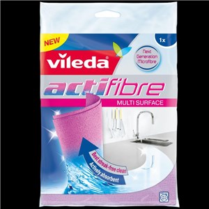 H-73-Ścierka VILEDA ACTIFIBRE fioletowa a'1 k/25 - zdjęcie 2